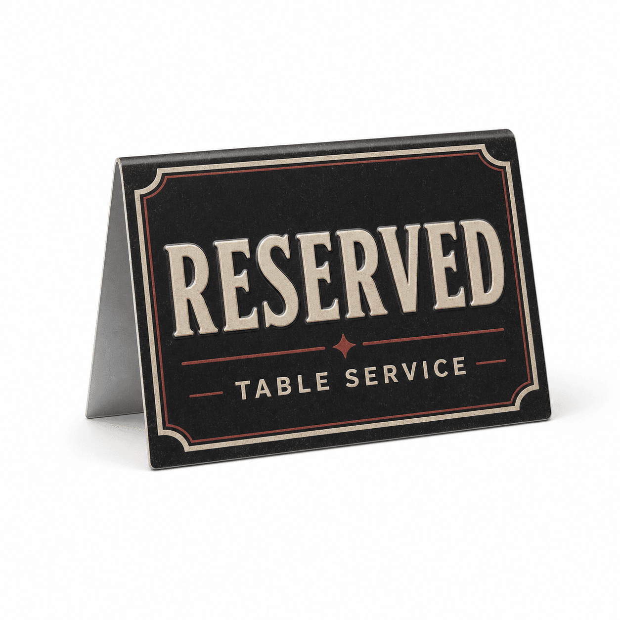 Table Tent Sign